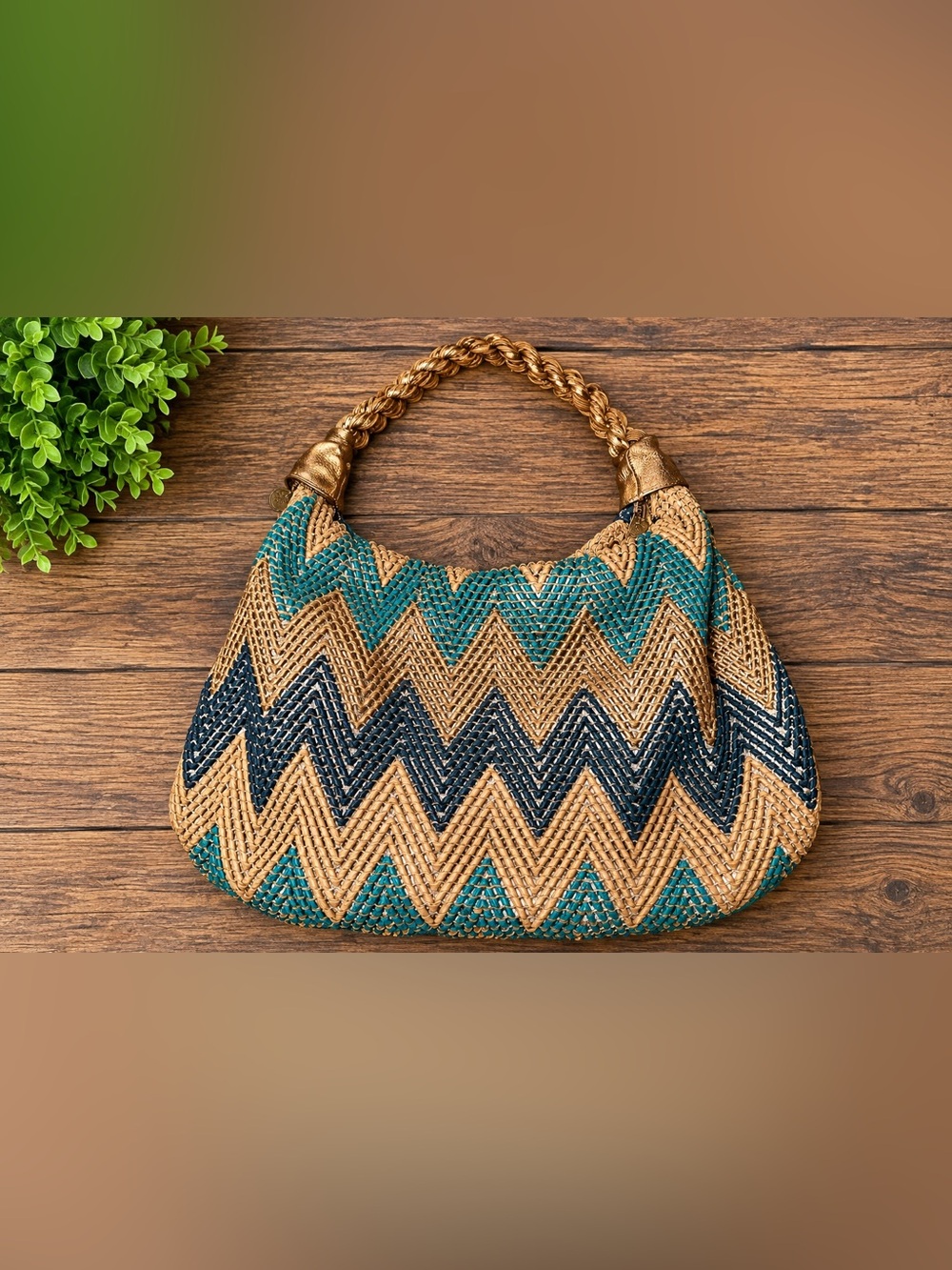 ✨ BIG BUDDHA Boho Chic Woven Hobo Shoulder Bag ✨